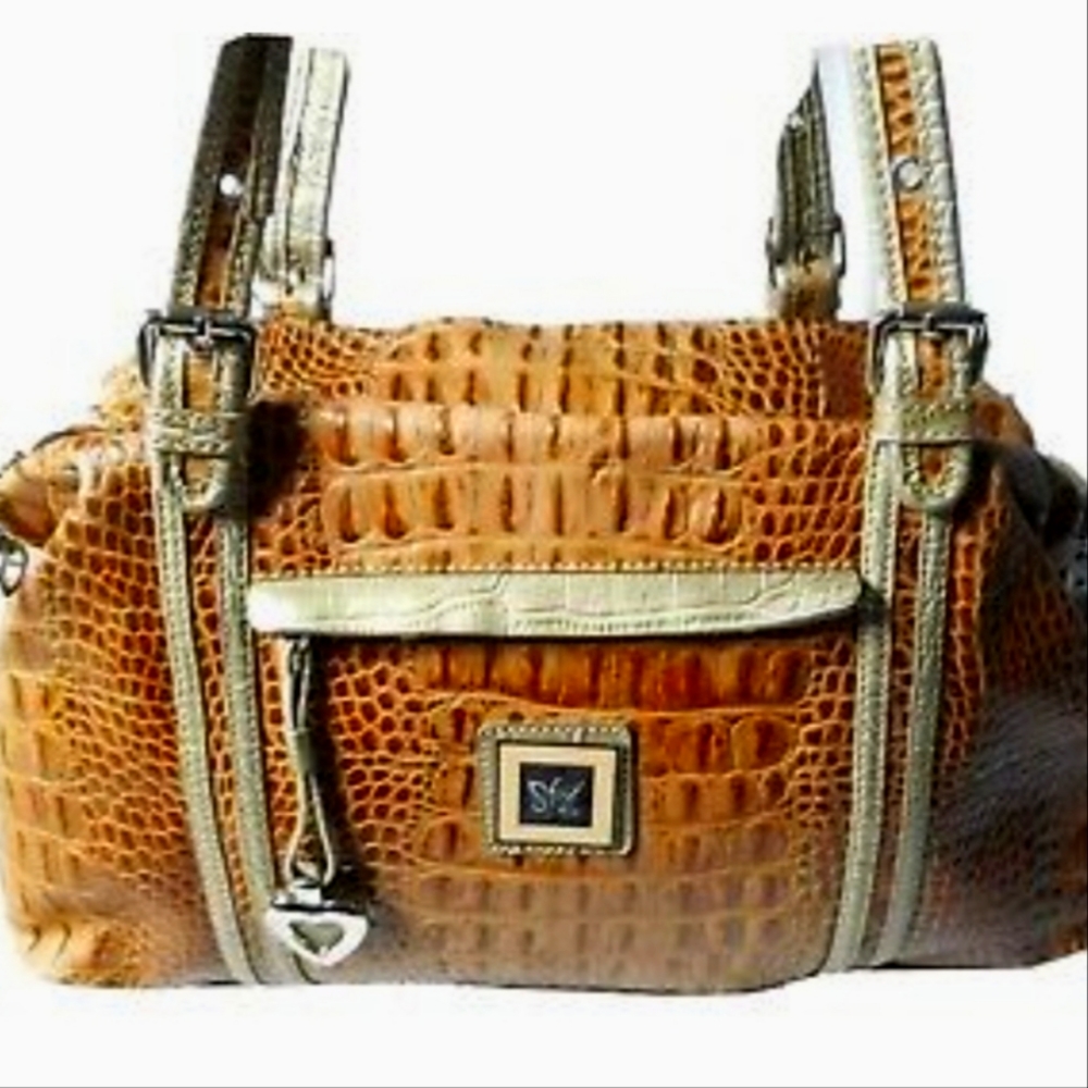 Sharif Crocodile handbag, NWOT